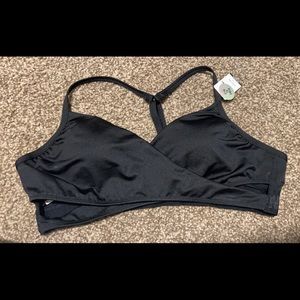 Pink Gym To Swim Large Crossover Top